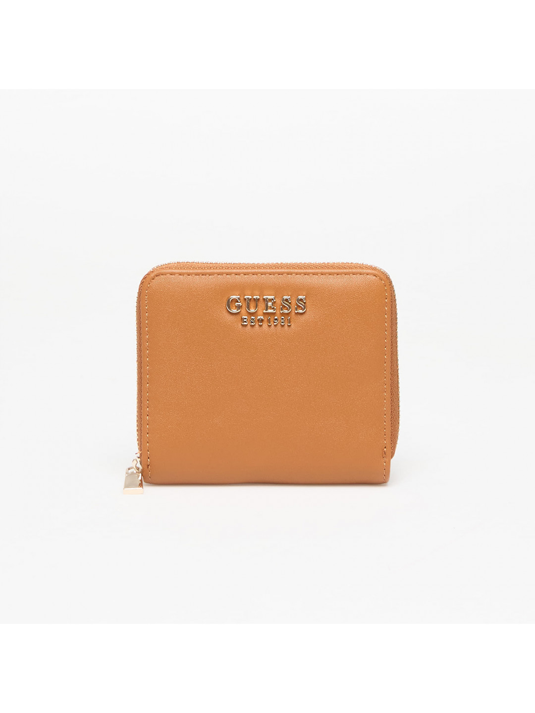 Peněženka GUESS Talent Slg Small Zip Around Caramel Universal